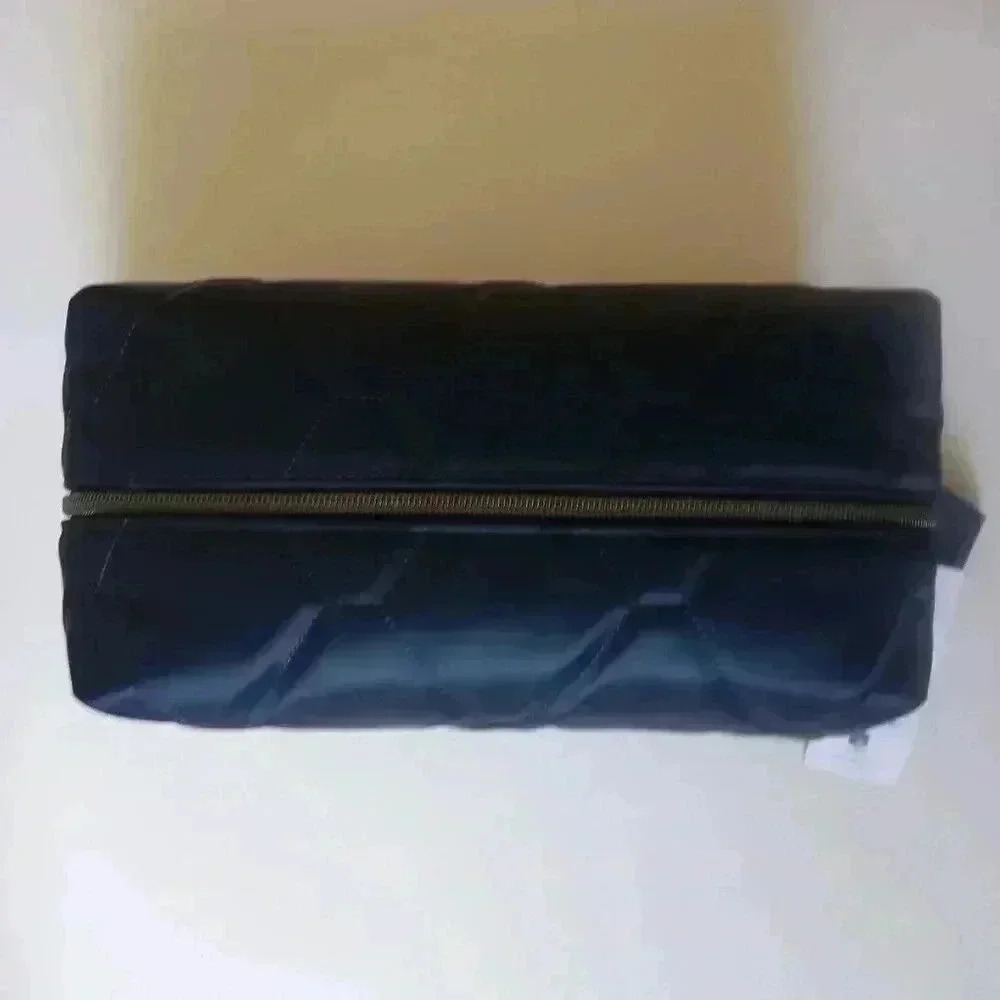 LUG Bumper Satin Luxe VL (Vegan Leather) Cosmetic Case / Toiletry Case - Indigo - Picture 8 of 15